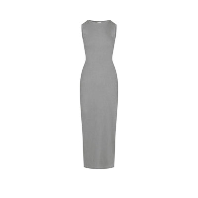 Sleeveless Washed Ribbed Maxi Dress
