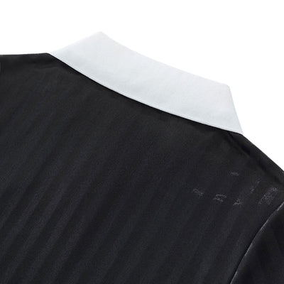 Contrast Panel Y2K Athletic Crop Tee
