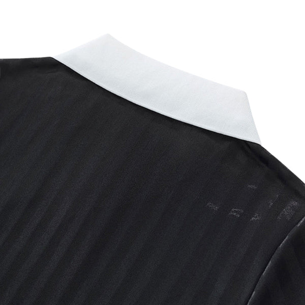 Contrast Panel Y2K Athletic Crop Tee