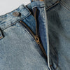 High Street Wide Leg Deconstructed Vintage Washed Loose Jeans