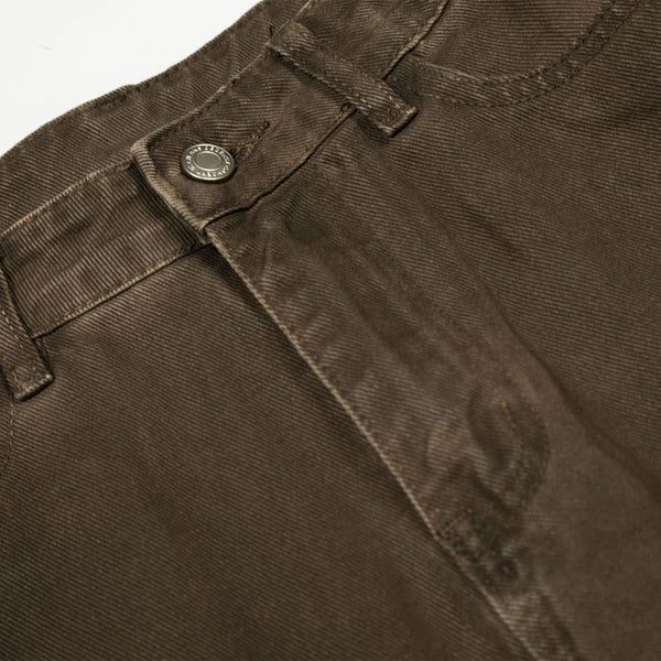 Curved Panel Wide-Leg Utility Cargo Pants