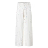 Vintage Rhinestone Straight Leg Jeans