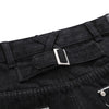 Street Deconstructed Embroidered Slim Flare Jeans