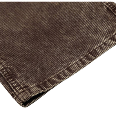 Retro Washed Corduroy Baggy Straight-Leg Pants