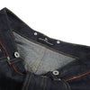 Raw Indigo Wide Leg Jeans with Metal Horsebit Detail