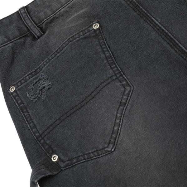 Men's Distressed Punk Cargo Pants – Loose Wide-Leg Streetwear