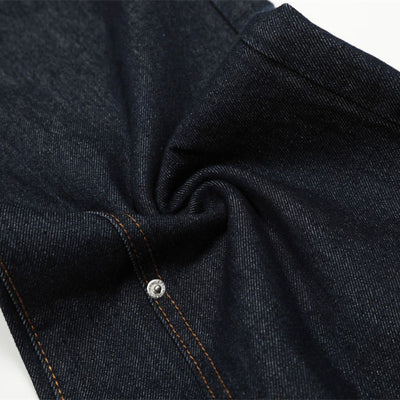 Men's Two-Tone Denim Pants Loose Fashion Street Unique Design
