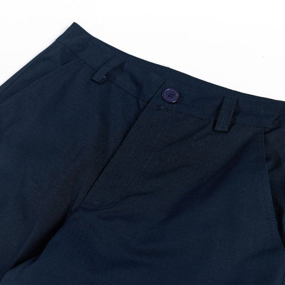 Deconstructed Pleated Premium Solid Relaxed Cargo Pants