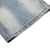 Vintage Light Wash Wide Leg Jeans with Whiskered Fade