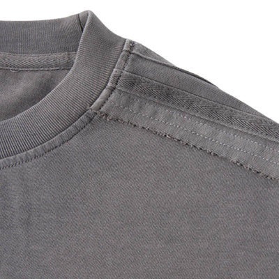 Heavyweight Vintage Fade Raw Edge Boxy Tee