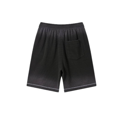 Retro Bleached Ombre Streetwear Loose Fit Bermuda Shorts