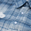 Heavyweight Distressed Plaid Box Polo Shirt 7.0oz