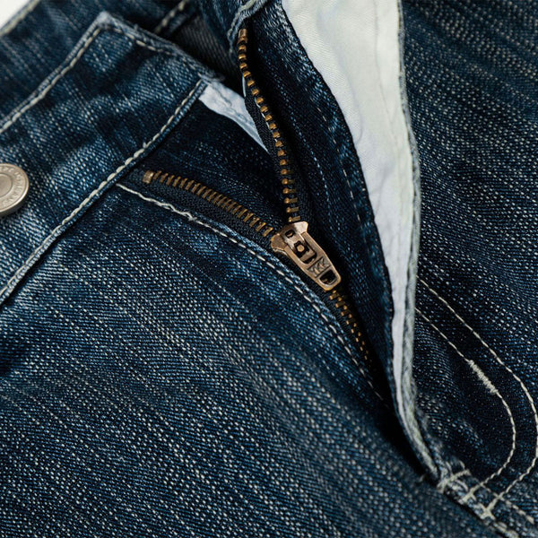 Bamboo Texture Cat Whisker American High Street Jeans