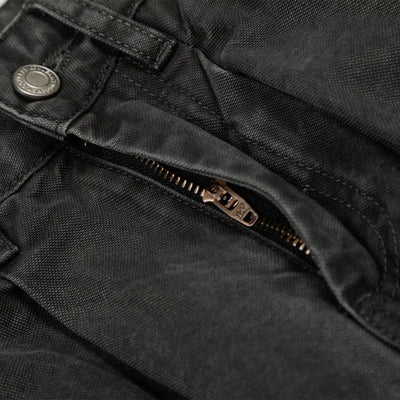 Unique Distressed Oversized Black Cargo Jeans