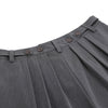 Vintage Pleated Wide Leg Cropped Trousers