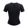 Women’s Retro Wash Fitted Stand Collar Tee