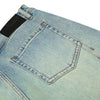 Men's Heavy-Washed Punk Loose Wide-Leg Straight Jeans