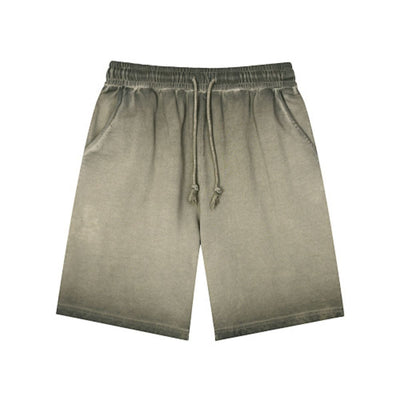 Vintage Washed Relaxed Fit Cargo Shorts
