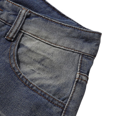 Vintage Frost Wash Button Fly Denim Shorts