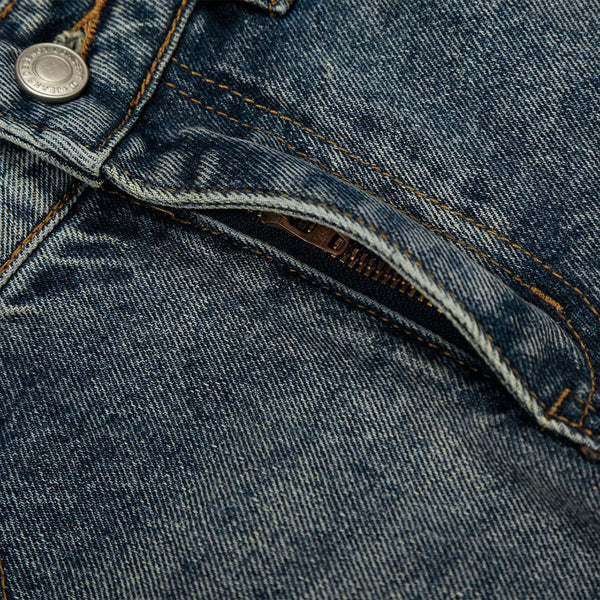 Distressed High Waist Wide Leg Jeans