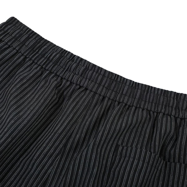 Vintage Striped Wide Leg Suit Trousers
