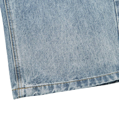 Vintage Whiskered Gradient Washed High Waist Barrel Wide Leg Denim Jeans