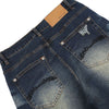Vintage Distressed Slim Flare Jeans
