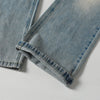 Vintage Light Wash Flared Loose Fit Streetwear Jeans