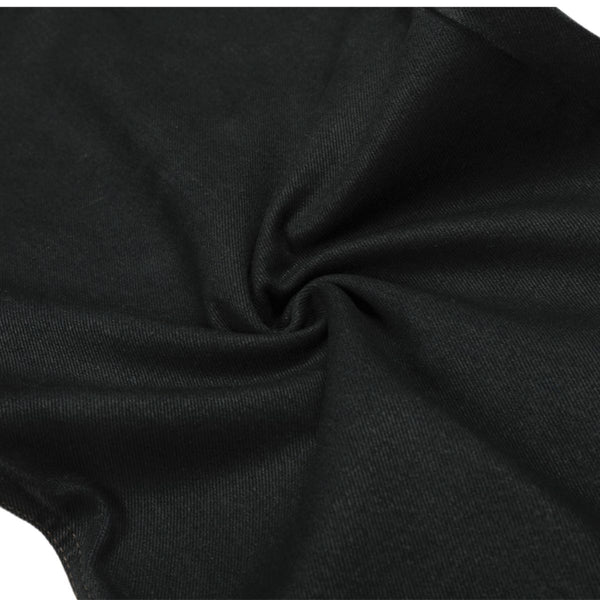 Men's Distressed Washed Denim Curved Pants Loose Wide Leg Street