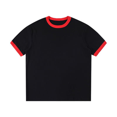 Crew Neck Boxy Fit Ringer Tee 220gsm