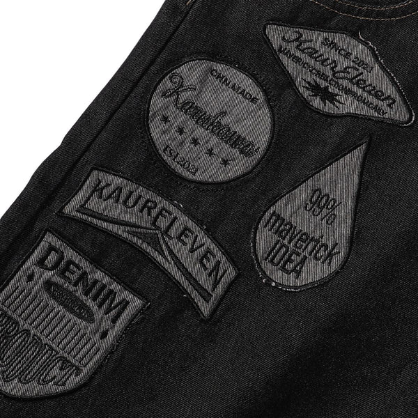 Vintage Black Straight Leg Jeans