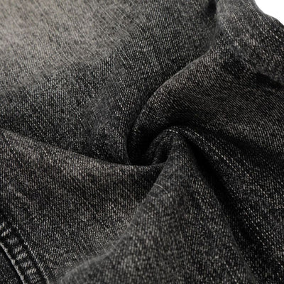 Vintage Washed Wide Leg Lightning Whisker Jeans