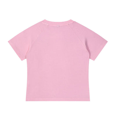 260G Snow Wash Oversized Raglan Sleeve T-Shirt