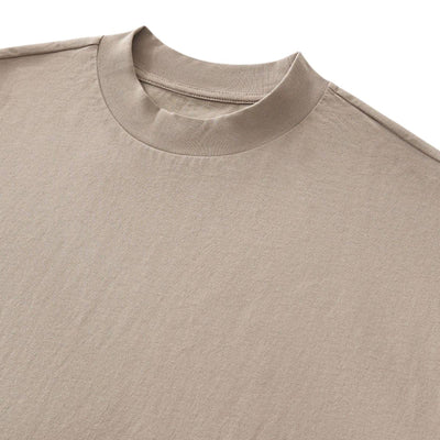 Mock Neck Oversized Vintage Tee