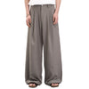 Double-Pleat Baggy Wide-Leg Trousers