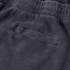 West Coast Waffle Double Waistband Snow Washed Distressed Shorts