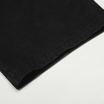 Black Wide Leg Pants Studded Accent Detail