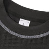 Vintage Waffle Knit Contrast Stitch Oversized T-Shirt