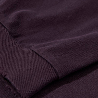 Retro Raw Edge Relaxed Fit Pure Cotton Long-Sleeve Tee 275gsm