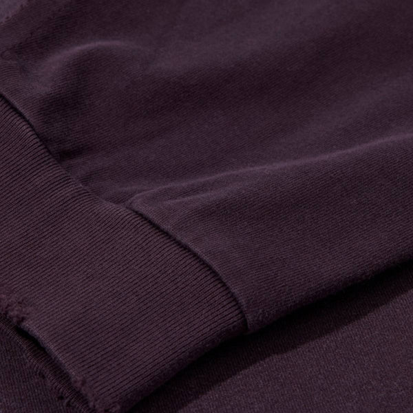 Retro Raw Edge Relaxed Fit Pure Cotton Long-Sleeve Tee 275gsm