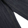 Raw Indigo Wide Leg Jeans with Metal Horsebit Detail