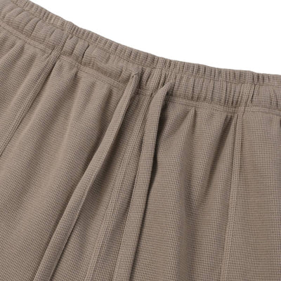 Premium Waffle Knit Side-Slit Shorts