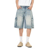 Wash Utility Pocket Denim Shorts
