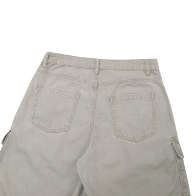 Vintage Washed Distressed Multi-Pocket Cargo Shorts