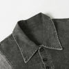 Two Tone Vintage Wash Contrast Panels Polo Shirt