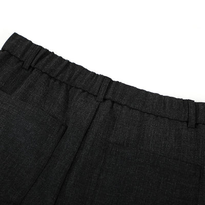 Vintage Draped Pleated Bermuda Shorts
