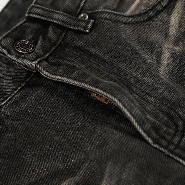 Premium High Street Hand-Rubbed Whisker Loose Jeans