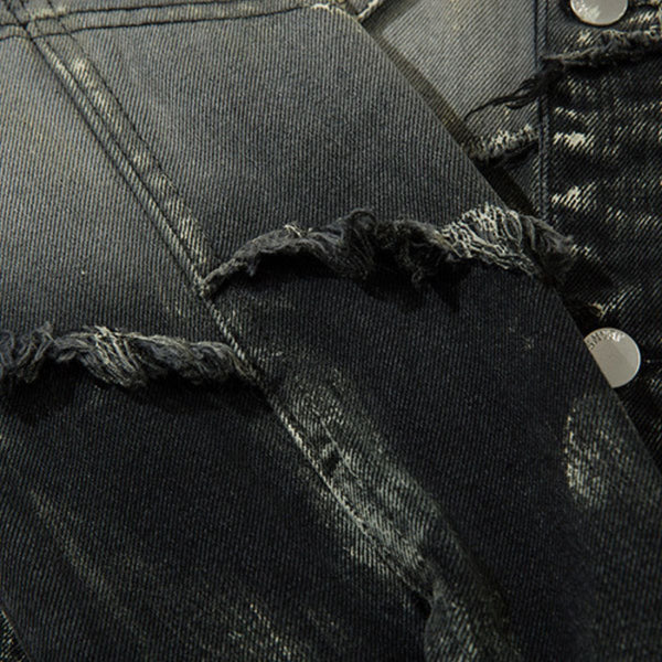 High Street Gradient Washed Denim Jacket