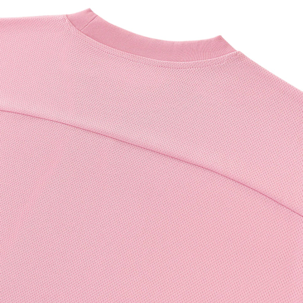 Boxy Retro Mesh Tech Knit Athletic Tee