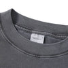 Distressed Raw Hem Boxy Cotton T-Shirt